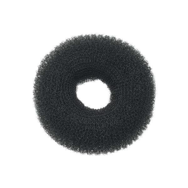 ANELLO PER CHIGNON ROTONDO 9 cm. NERO