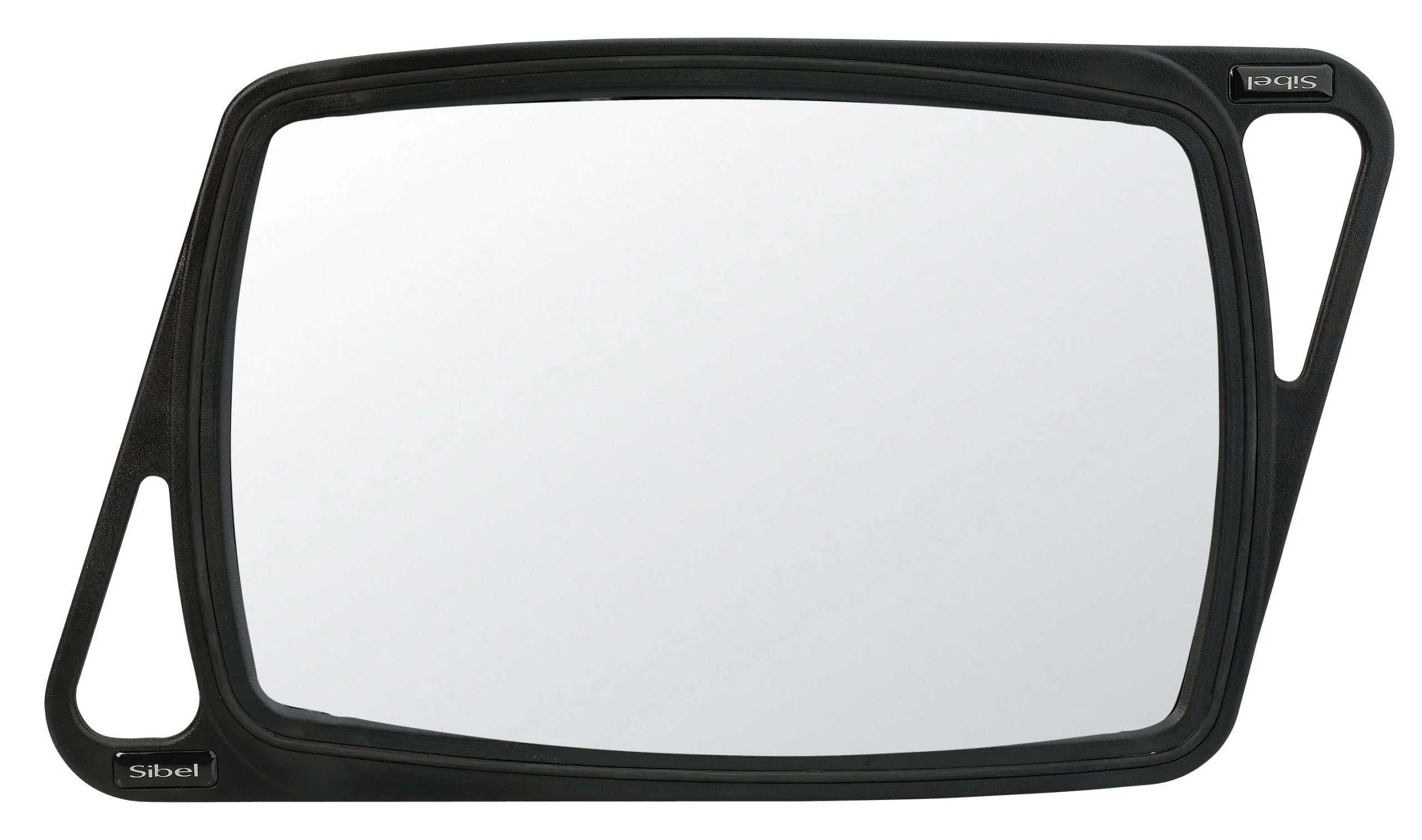 SPECCHIO PIATTO 38x22cm NERO