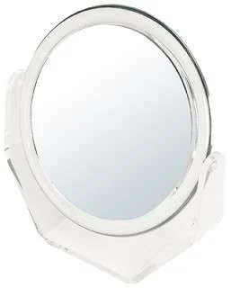 SPECCHIO DOPPIO 5 INGRANDIMENTI DIAMETRO 21CM TRASPARENTE