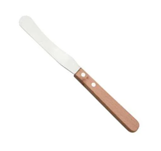 SPATOLA ACCIAIO MANICO LEGNO ERGO 22,5 cm