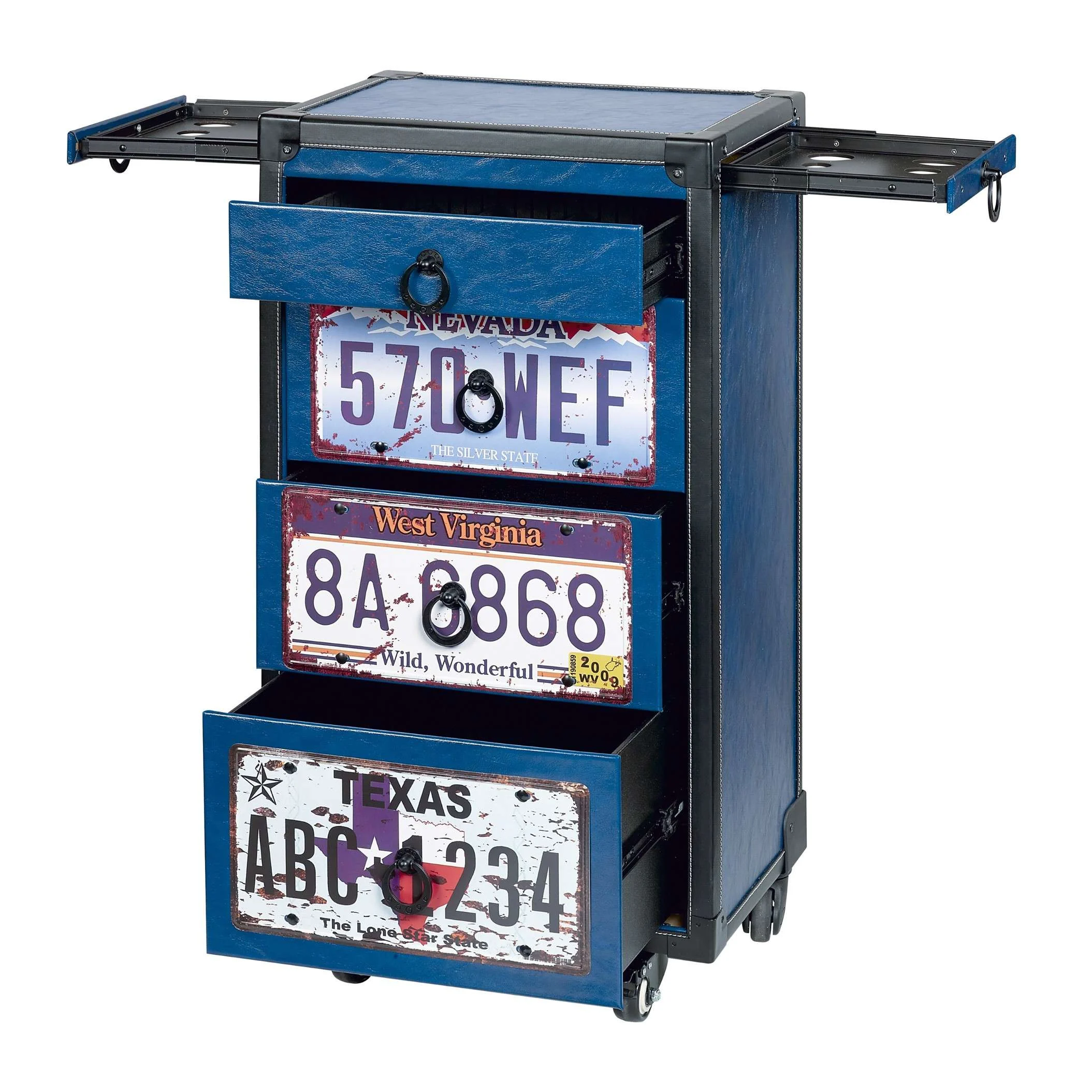 BARBURYS CARRELLO DA BARBIERE IN LEGNO MOD. CASH
