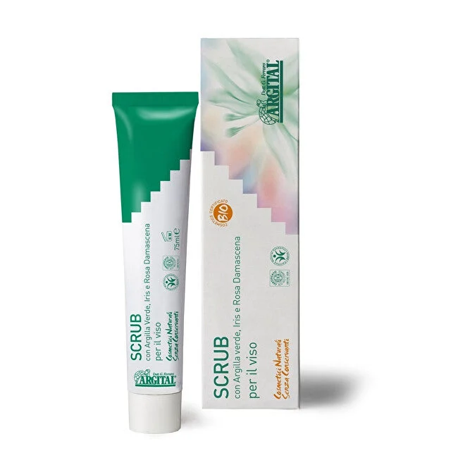 Argital Scrub e maschera viso con argilla verde 200 ml