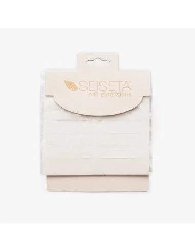 Seiseta Etichette monoadesive 48 pz - Etichette Tape-In per il riutilizzo di Hair Extension