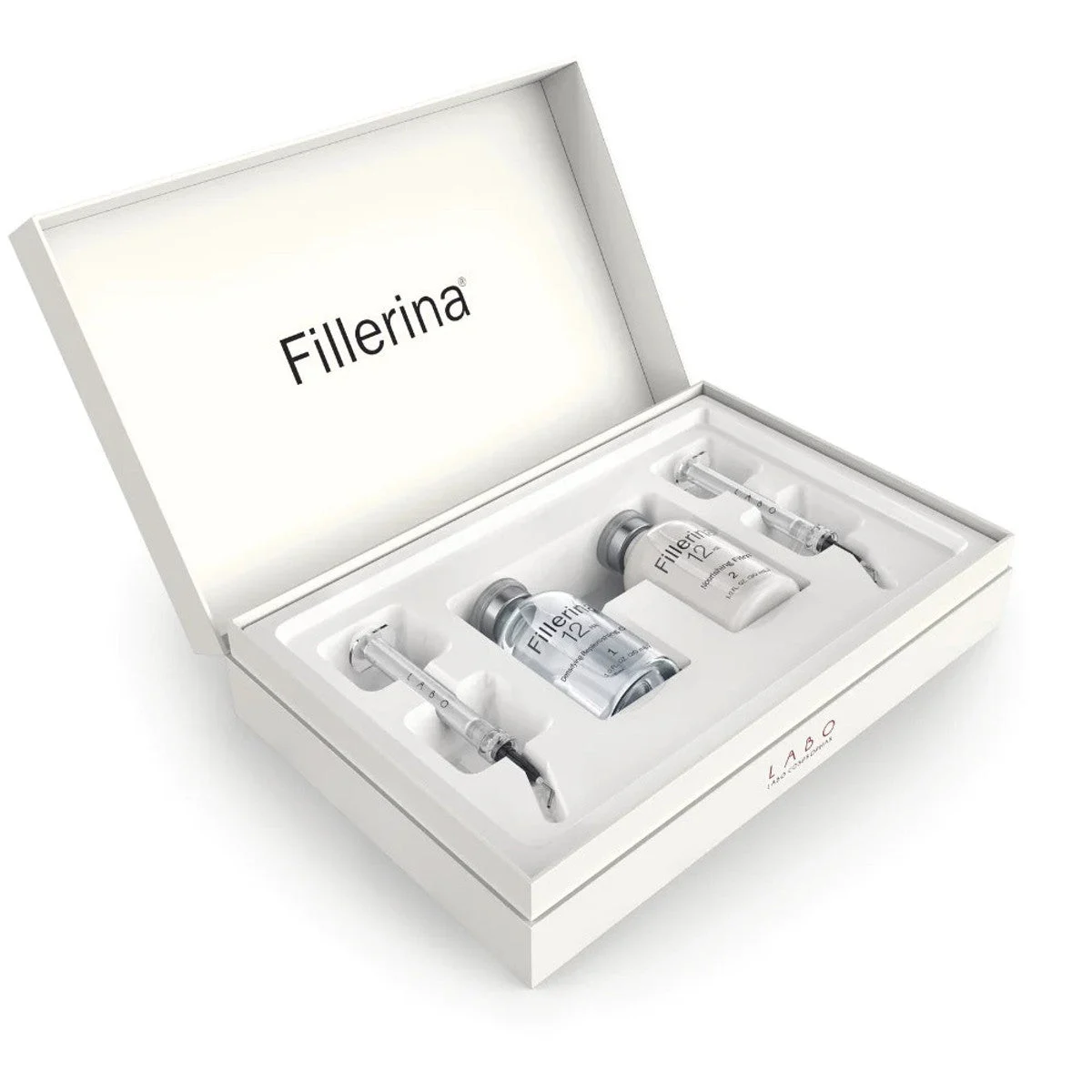 Set Duo Labo Fillerina 12HA Filler Densificante Grado 4 Gel Trattamento Locale Anti-Rughe e Rassodante Viso 2 pezzi 30 ml