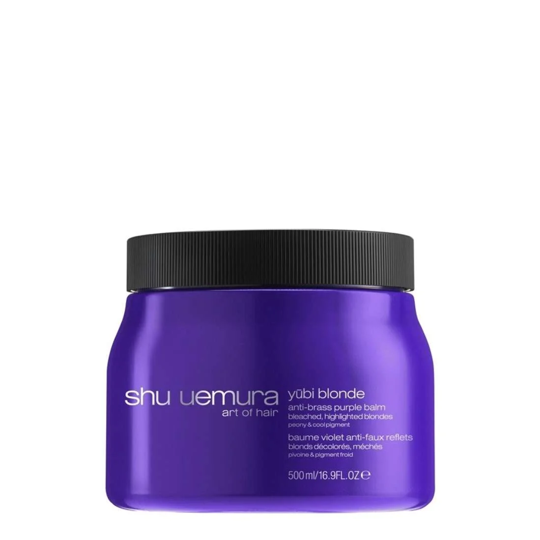 SHU UEMURA YUBI BLOND ANTI-BRASS PURPLE BALM BLEACHED HIGHLIGHTED BLONDES 500 ML.