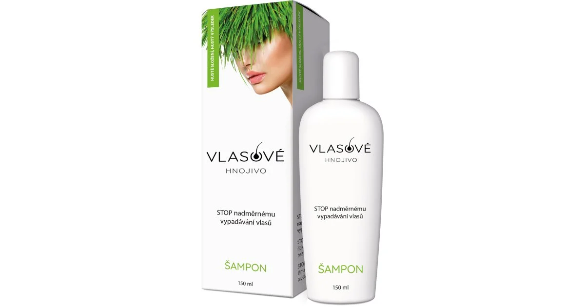 Vlasové hnojivo shampoo shampoo energizzante per capelli che si diradano 150 ml