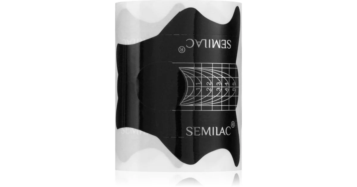 Semilac Shaper Slim Forms Stencil per le unghie 100 pezzi