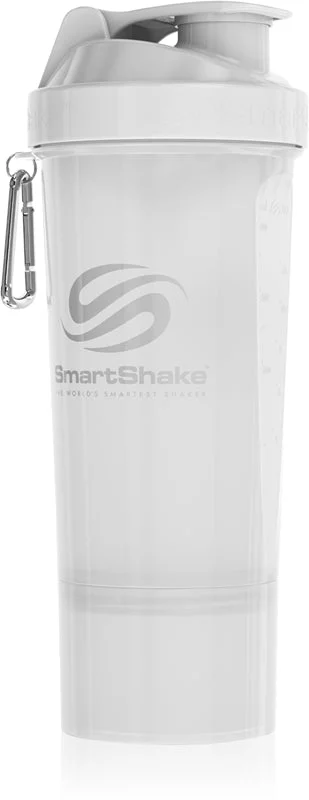 Smartshake Slim shaker per lo sport + recipiente colore Pure bianco 500 ml