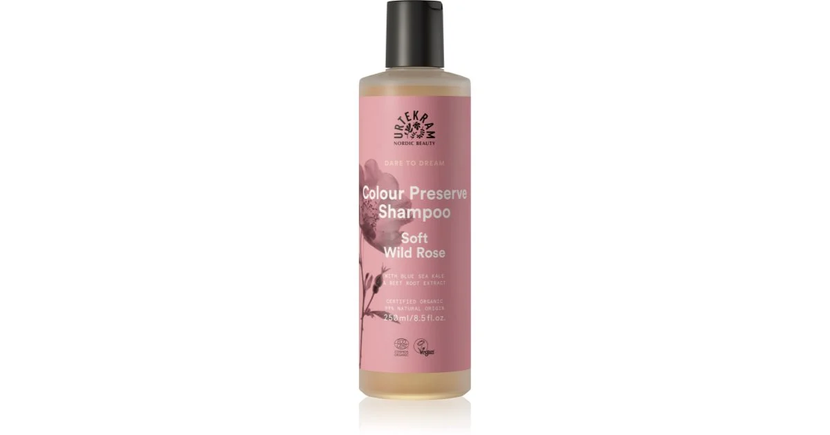 Urtekram Soft Wild Rose shampoo delicato per capelli tinti 250 ml