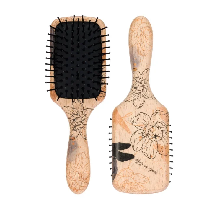 Beautytime international Spazzola Mignon Black Flower BeautyTime 1 Pezzo