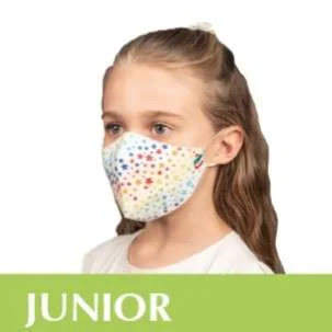 PHARMA MASK MASCHERINA SLIM FIT IN COTONE FANTASIE VARIE MIS. JUNIOR