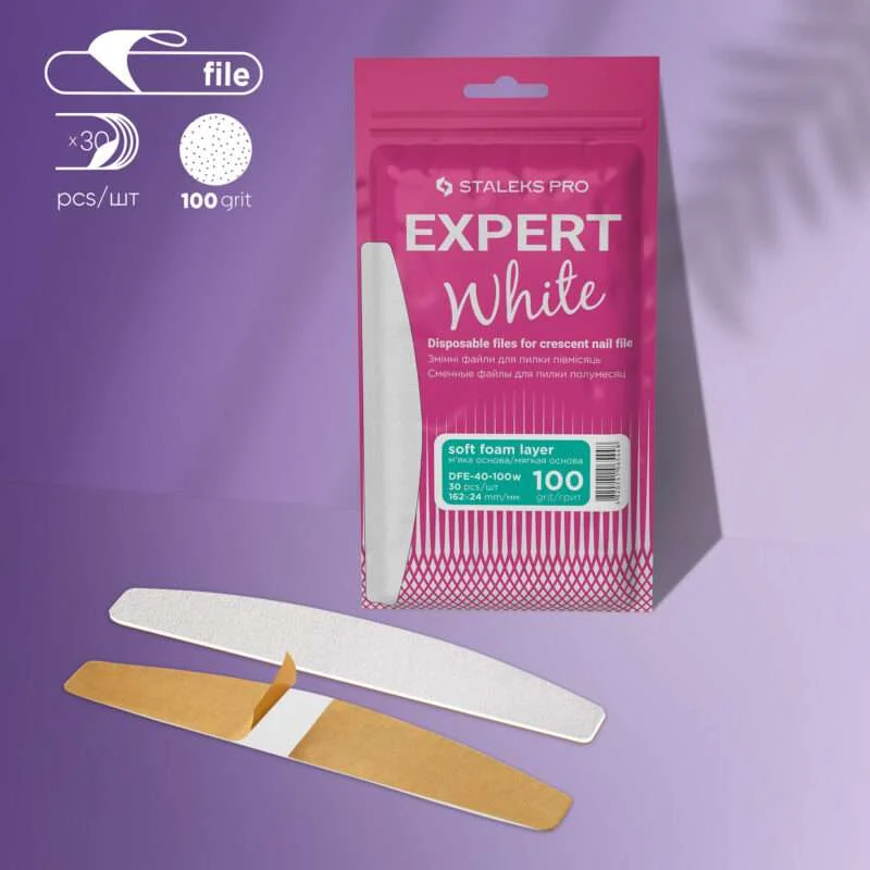 RICAMBI PER LIMA MEZZALUNA BASE MORBIDA EXPERT 40 GRANA 100 30 PZ.