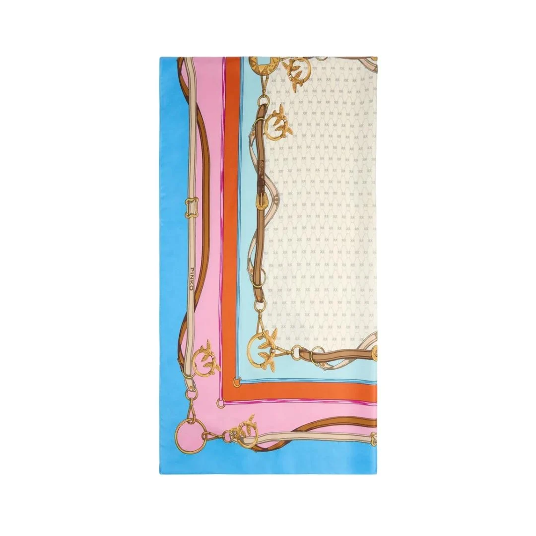 Foulard con Stampa Multicolor