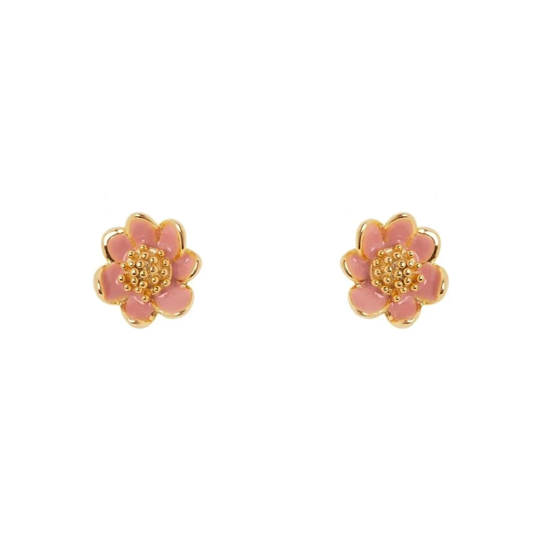Orecchini mini fiore Hanami