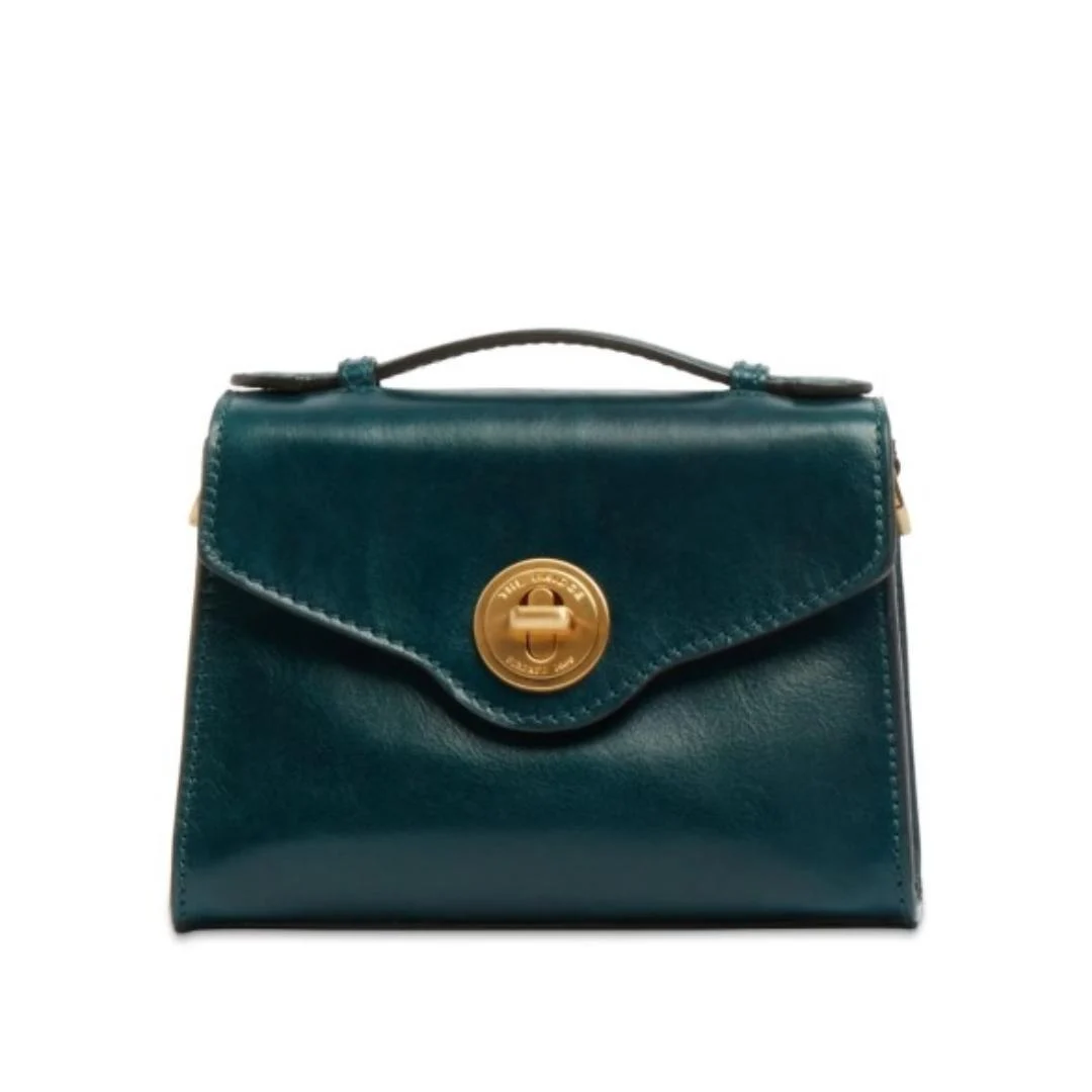 Borsa in pelle a tracolla con pattina e girello Irene