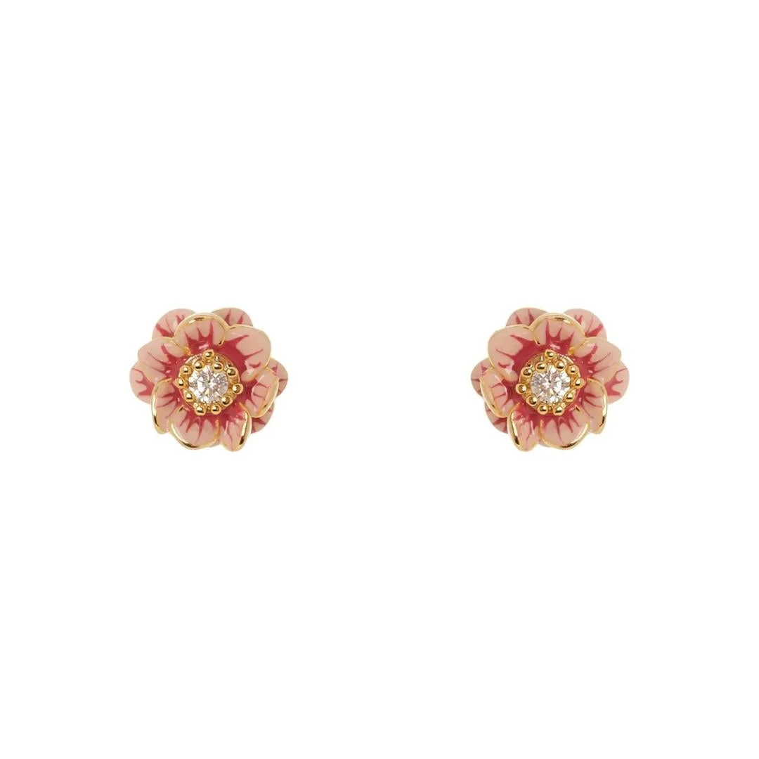 Orecchini piccolo fiore Hanami