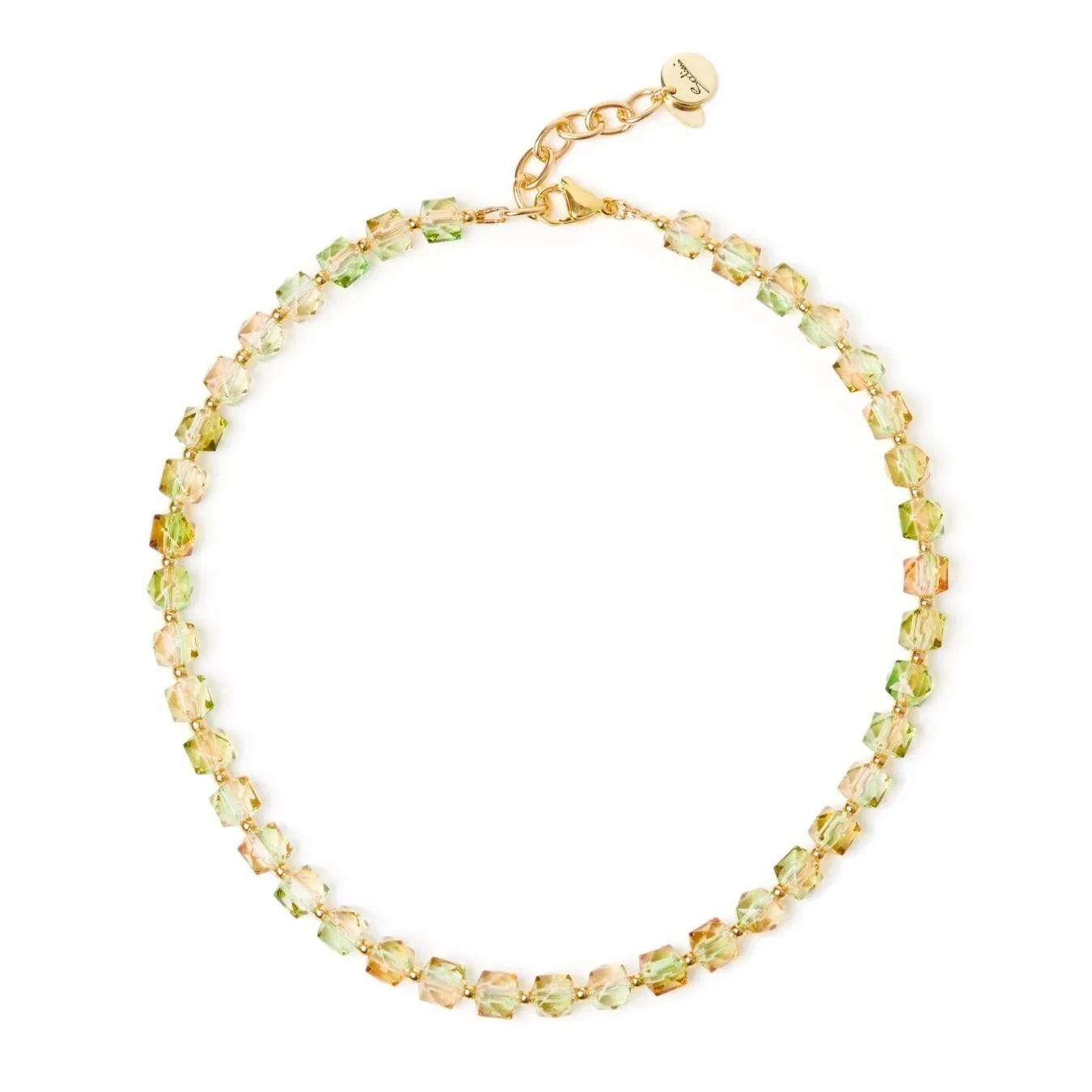 Collana corta beads a cubetti Rio