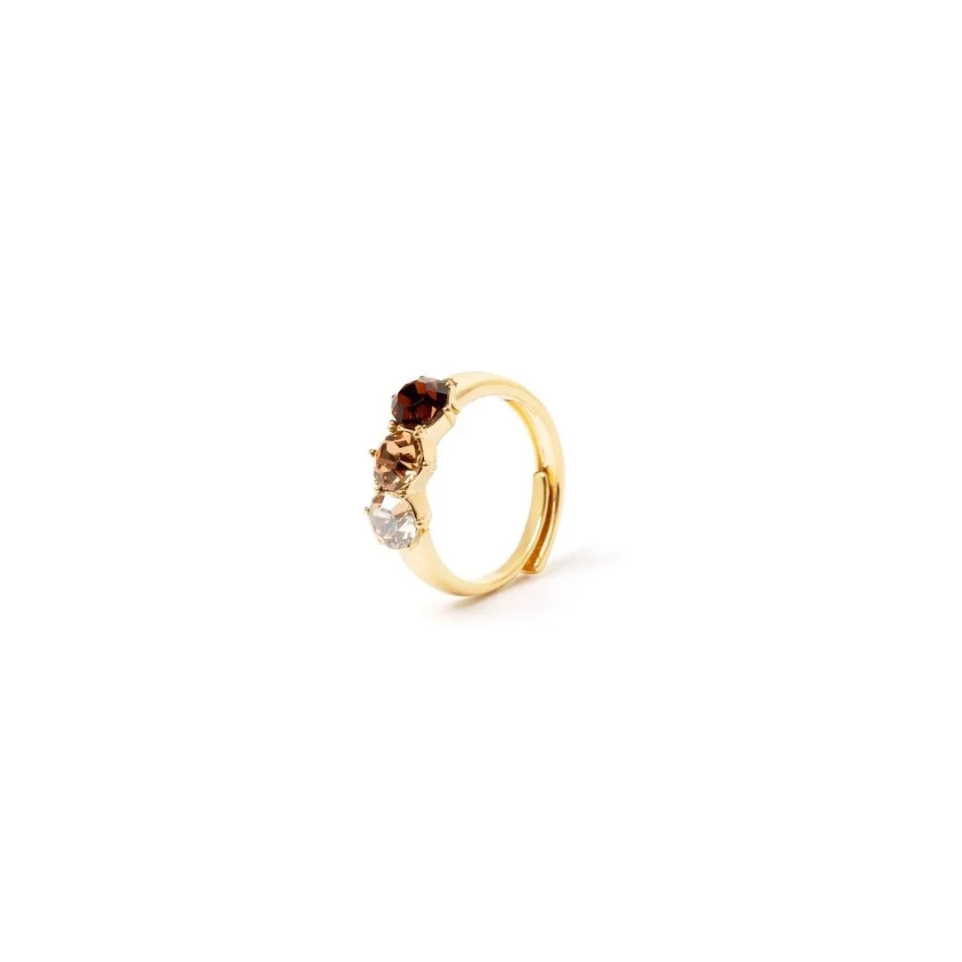 Anello a Tre Cristalli Cxx