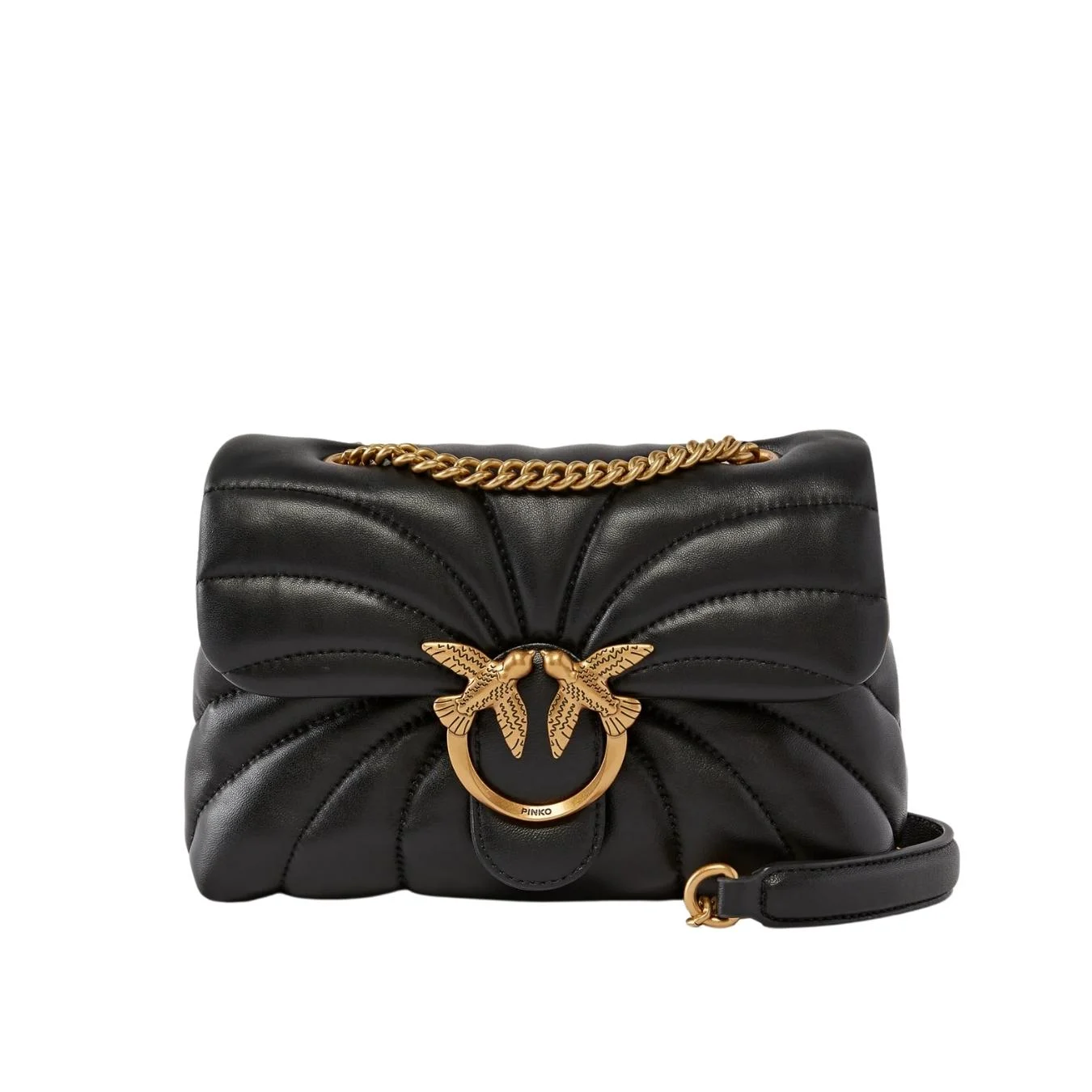 Mini Borsa Love Bag Puff Butterfly a Tracolla in Nappa
