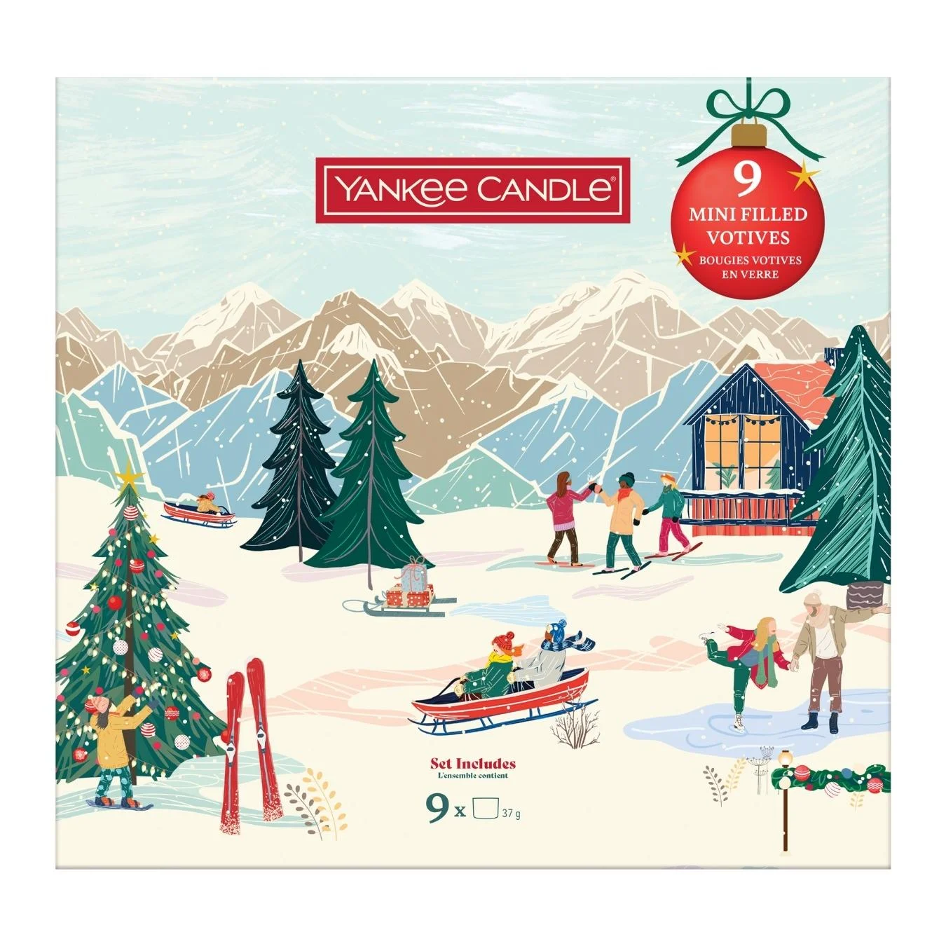 Cofanetto Confezione regalo libro 9 candele mini