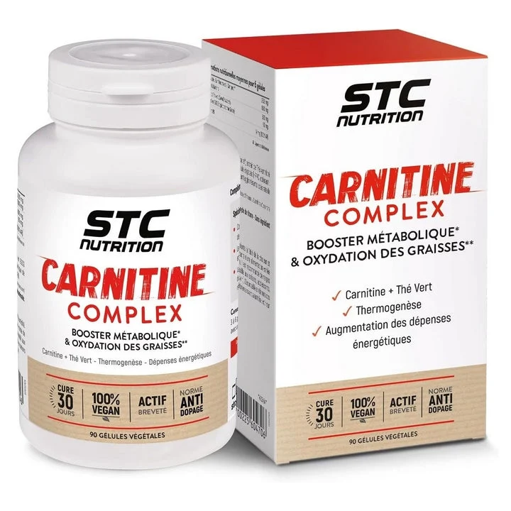 STC Nutrition Carnitine Complex Booster Metabolico & Ossidazione dei Grassi 90 capsule