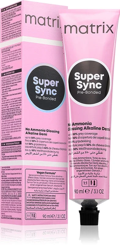 Matrix Super Sync Pre-Bonded tinta semipermanente per capelli colore 9MM Mocha Mocha Very Light Blonde 90 ml