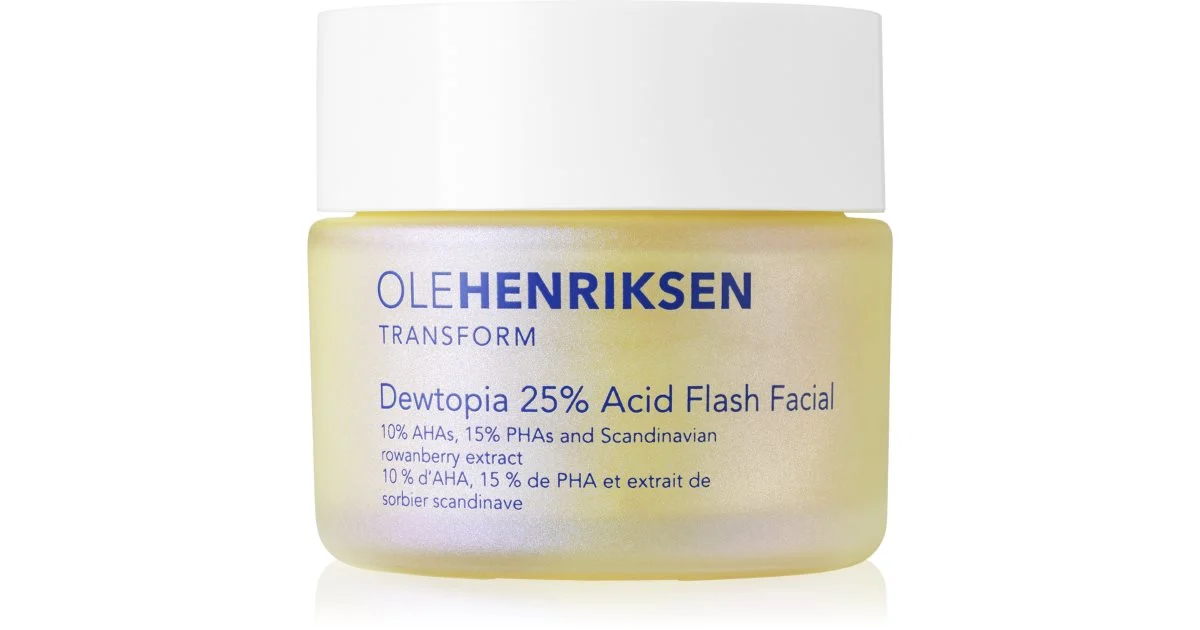 OLEHENRIKSEN Transform Dewtopia 25% Acid Flash maschera esfoliante 50 ml