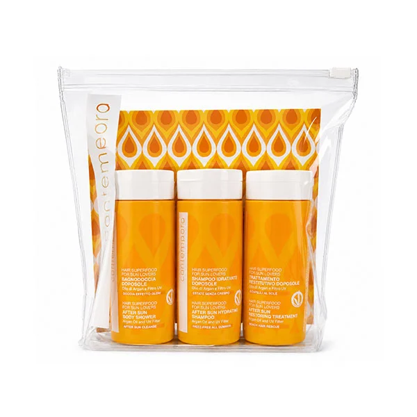 Kit Travel Contempora Bagnodoccia 100ml + Shampoo 100ml + Trattamento 100ml