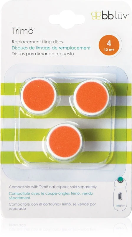 BBLÜV Trimö ricarica per la lima per unghie per bambini 12mesi+ 3 pezzi