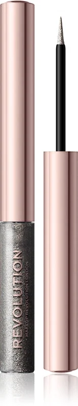Makeup Revolution Ultimate Lights eyeliner metallizzato colore Silver Flash 2,4 ml