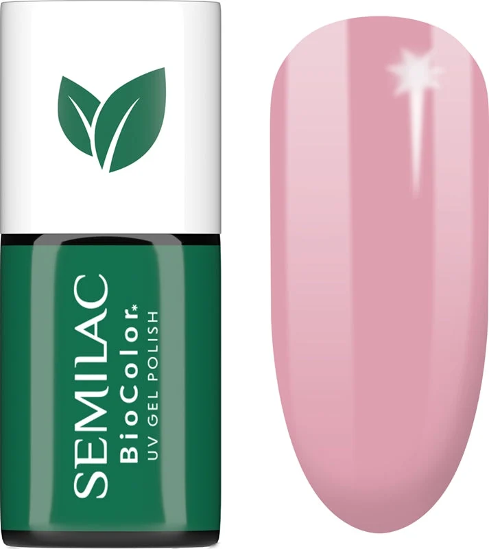 Semilac UV Hybrid BioColor smalto gel per unghie con lampada UV/LED colore 713 Pink Wildflowers 7 ml