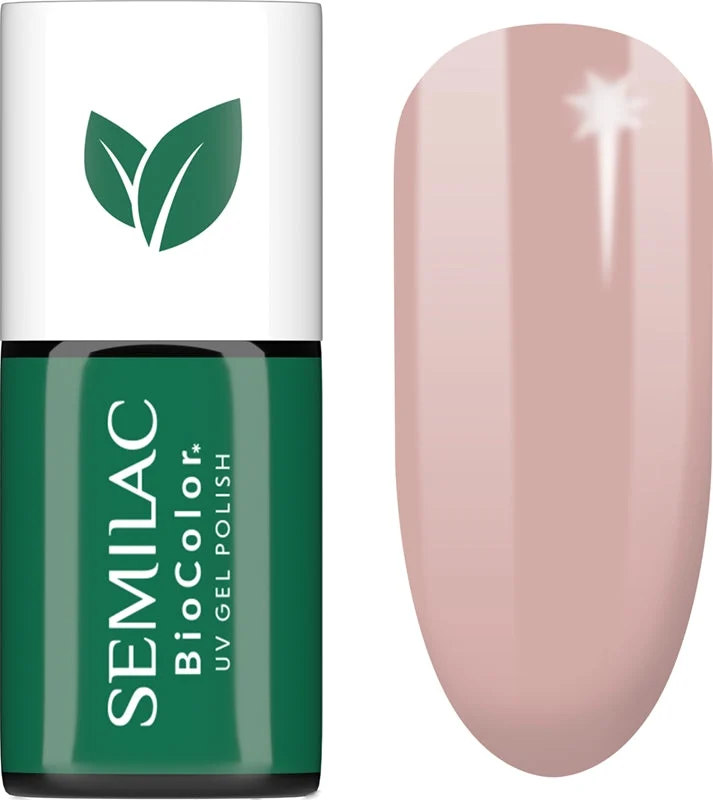 Semilac UV Hybrid BioColor smalto gel per unghie con lampada UV/LED colore 715 Yoga On Sand 7 ml