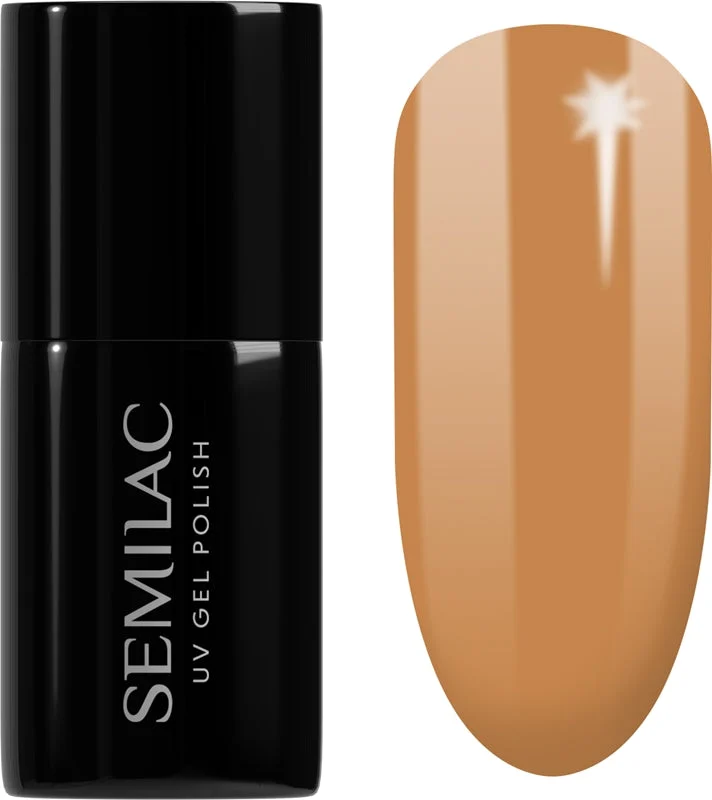 Semilac UV Hybrid Pastelowe Neony smalto gel per unghie con lampada UV/LED colore 600 Apricot Crush 7 ml