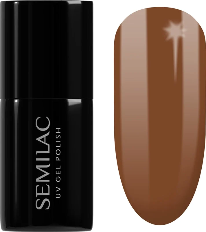Semilac UV Hybrid WellBeing smalto gel per unghie con lampada UV/LED colore 653 Mud Bath 7 ml