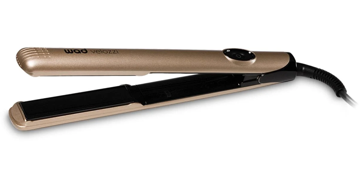 Wad Velozzi Bronze piastra per capelli + borsa termica