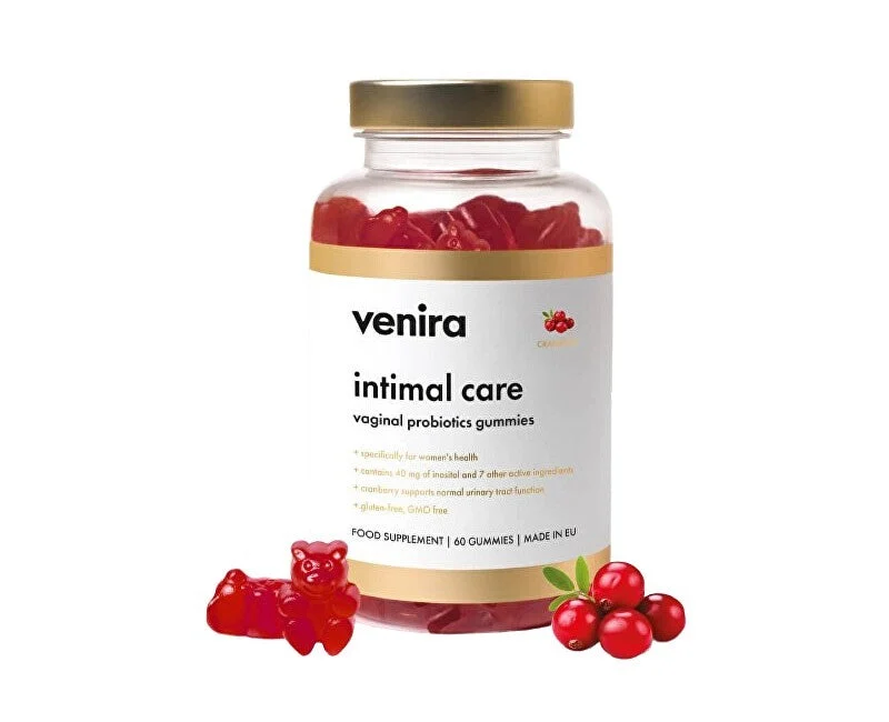 Venira Cura intima - caramelle gommose probiotici vaginali - mirtillo 60 pezzi