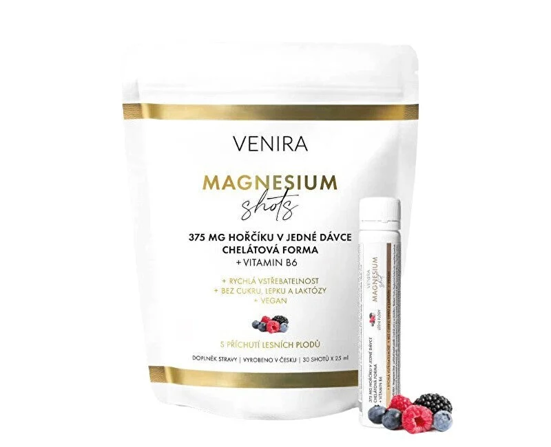 Venira Magnesium shots confezione da 30 fiale - frutti di bosco