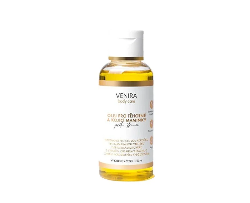 Venira Olio per madri in gravidanza e allattamento contro le smagliature Fragola giapponese 100 ml