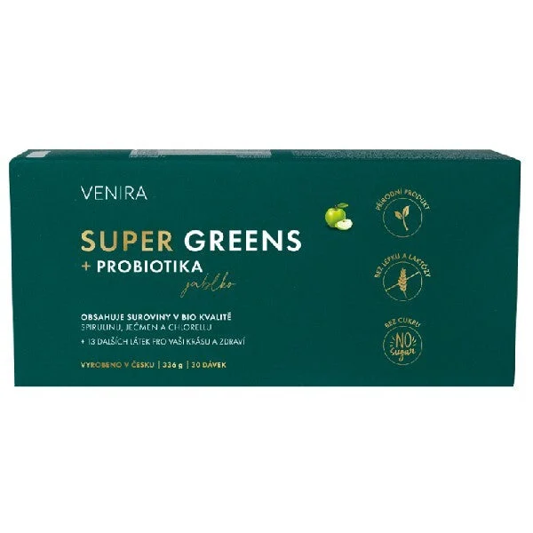 Venira Super Greens + probiotici mela 336 g
