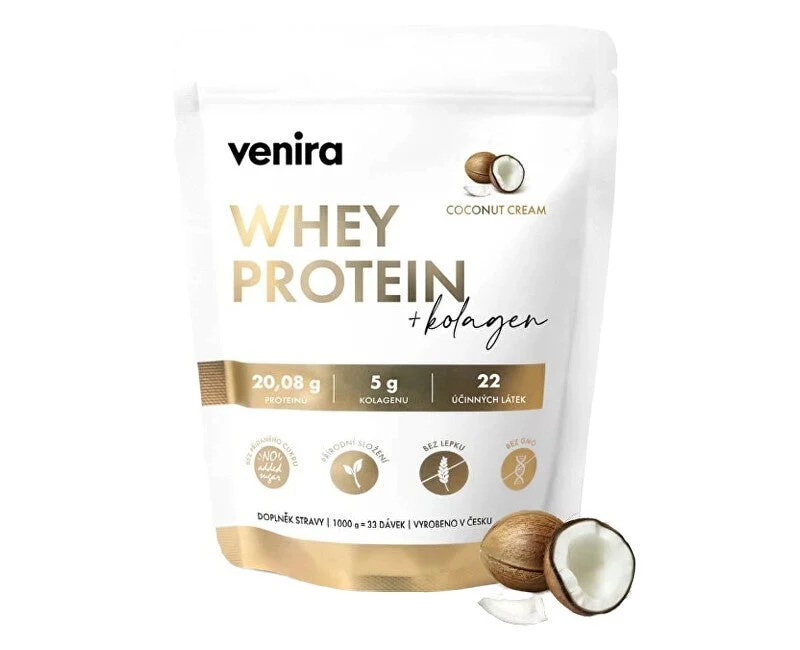 Venira Proteine del siero di latte gusto crema di cocco 1000 g