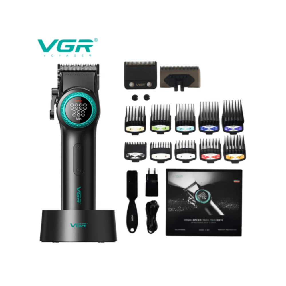 Vgr Professional Hair Clipper V-001 - Green