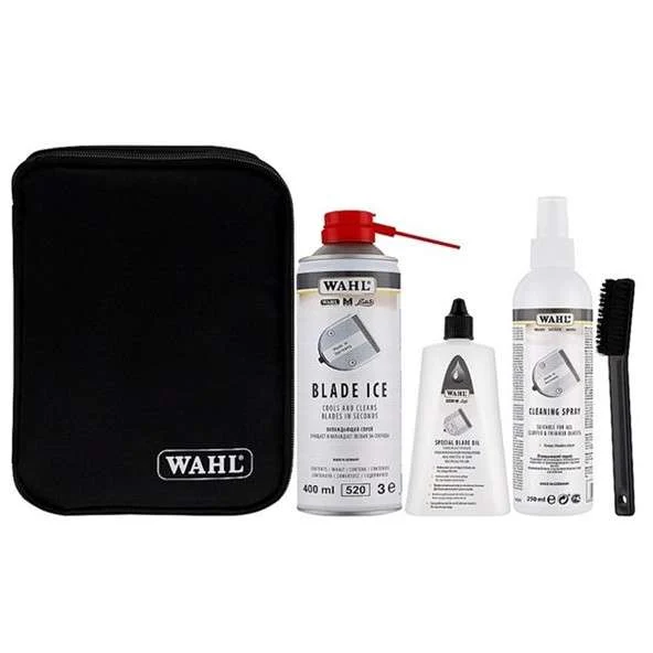 WAHL BLADE CARE SET – BLADE OIL 200 ML. + BLADE ICE 400 ML. + CLEANING SPRAY 250 ML.