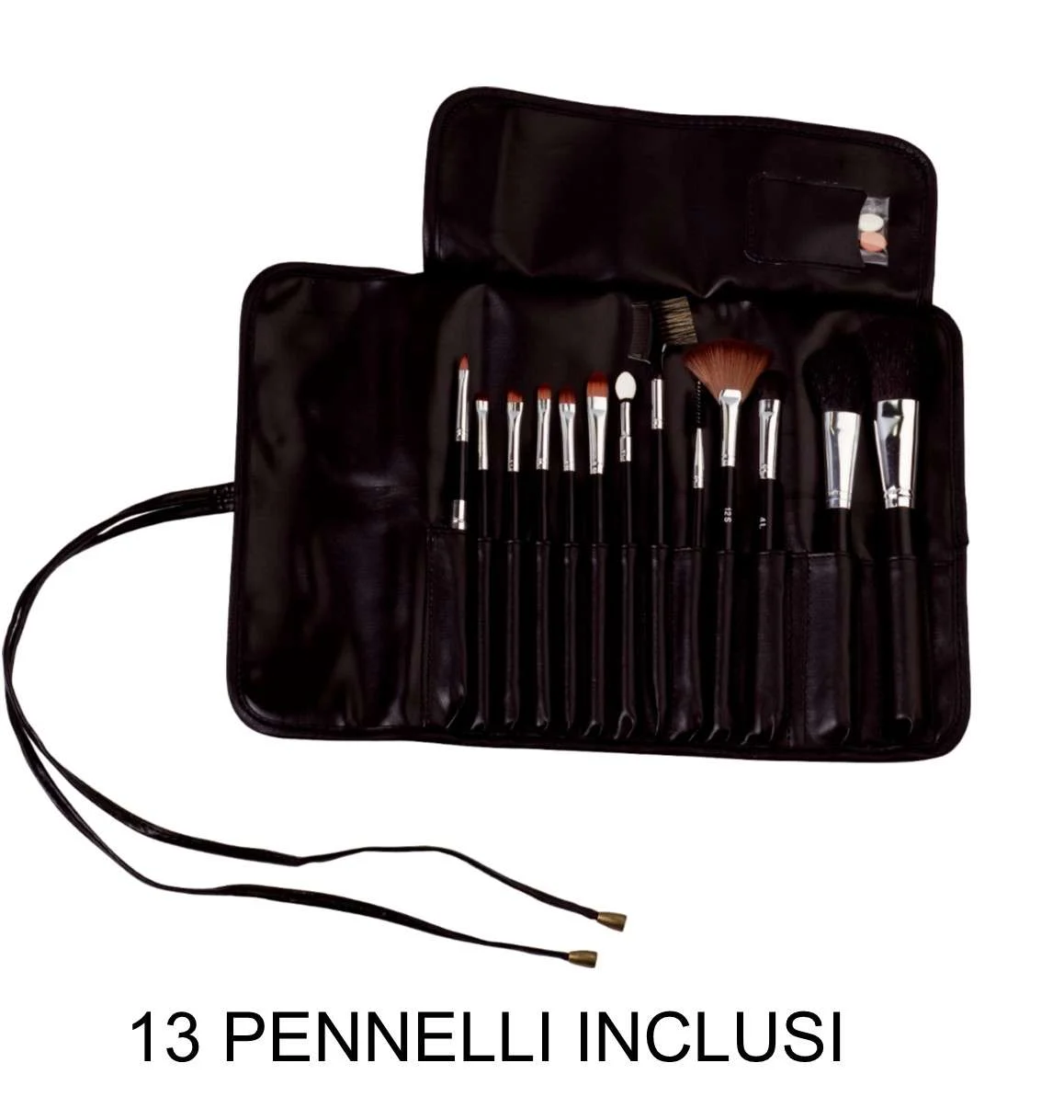 BUSTA PORTAPENNELLI CON 13 PENNELLI SINTETICI