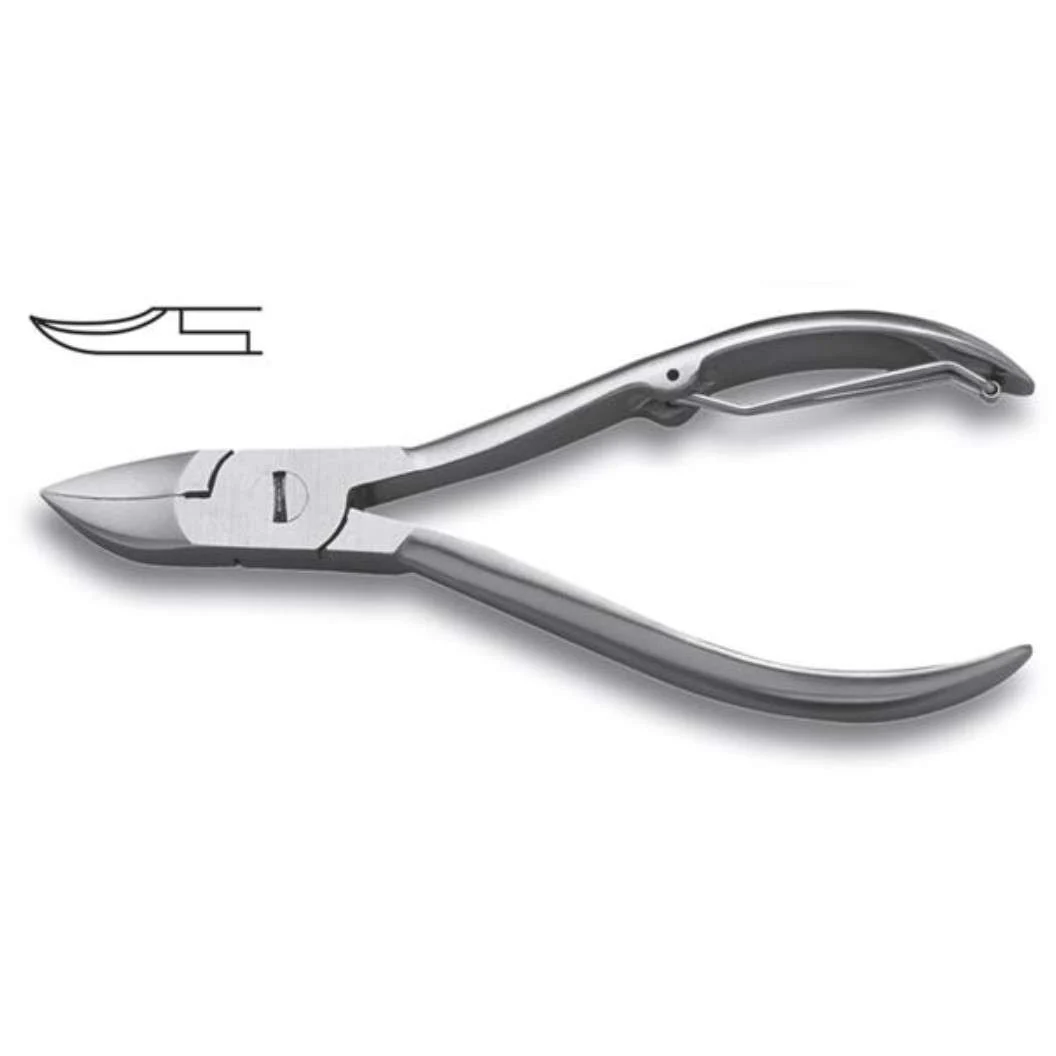WICTOR TRONCHESE INOX PER UNGHIE CON MOLLA A RULLINO LUNGHEZZA TOTALE CM. 11