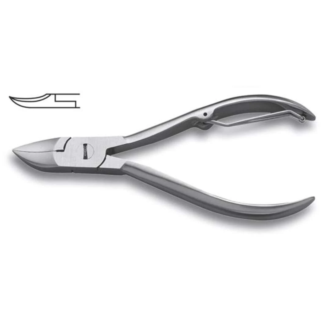 WICTOR TRONCHESE INOX PER UNGHIE CON MOLLA A RULLINO LUNGHEZZA TOTALE CM. 10,5