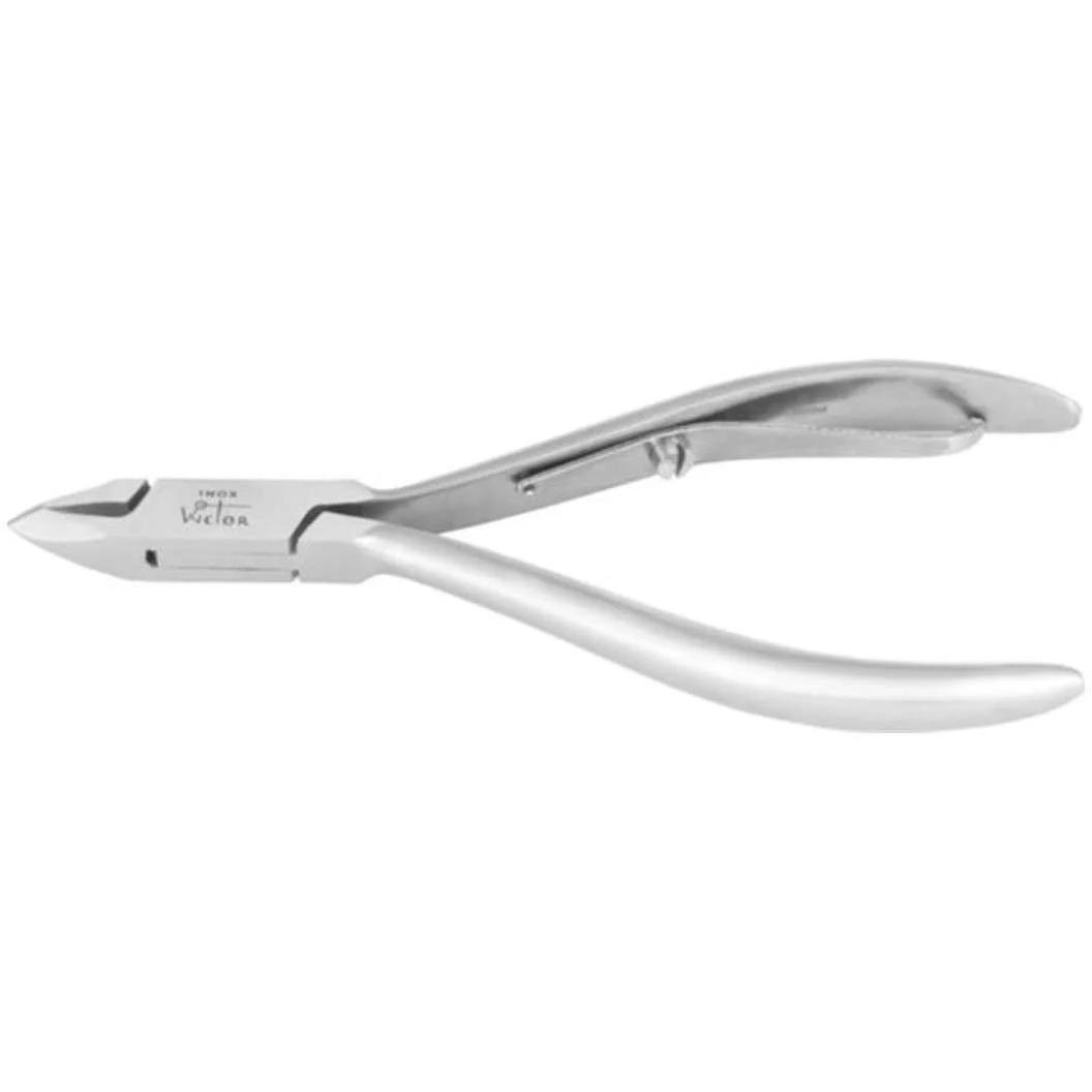 WICTOR TRONCHESE INOX PER PELLI TESTINA TAGLIO 4 MM. LUNGHEZZA TOTALE CM. 10