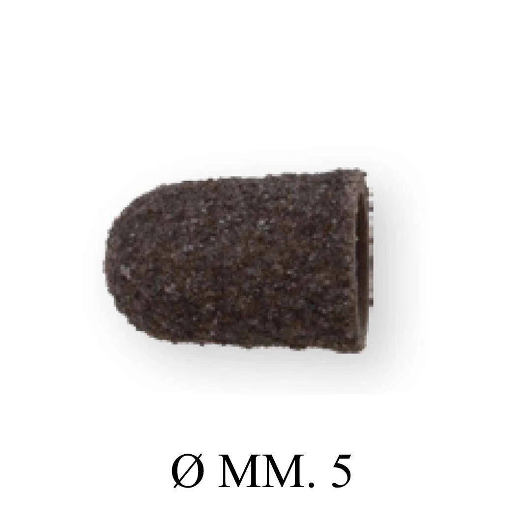 10 CAPPUCCI ABRASIVI Ø MM. 5 – GRANA MEDIA