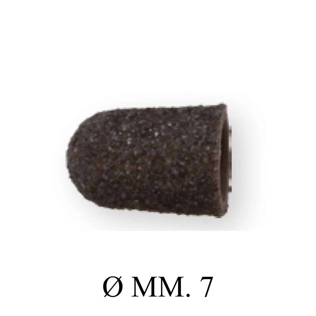 10 CAPPUCCI ABRASIVI Ø MM. 7 – GRANA MEDIA