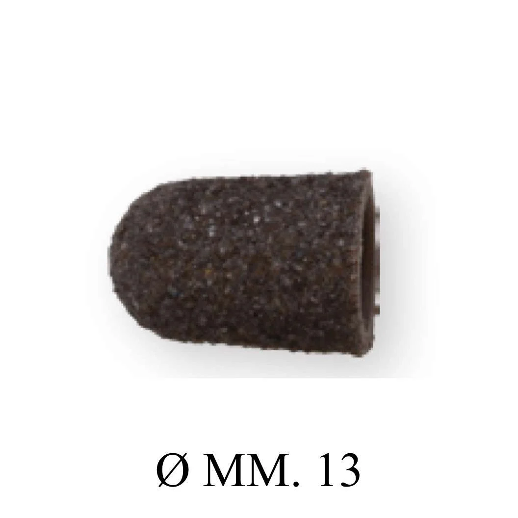 10 CAPPUCCI ABRASIVI Ø MM. 13 – GRANA GROSSA 80