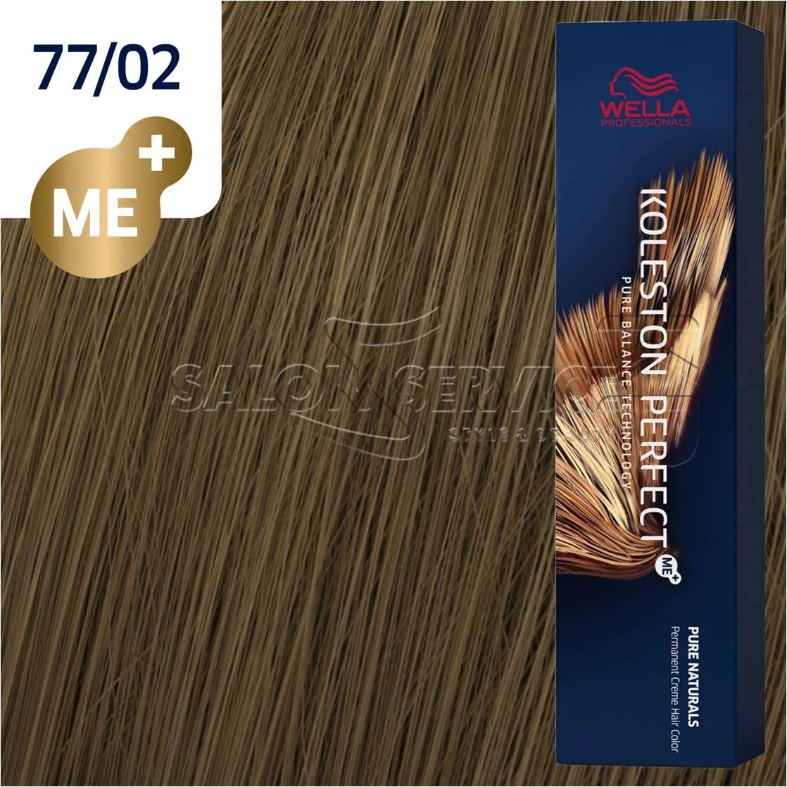 KOLESTON PERFECT ME+ PURE NATURALS 60 ML. COL. 77/02 – BIONDO MEDIO INTENSO NATURALE MATT